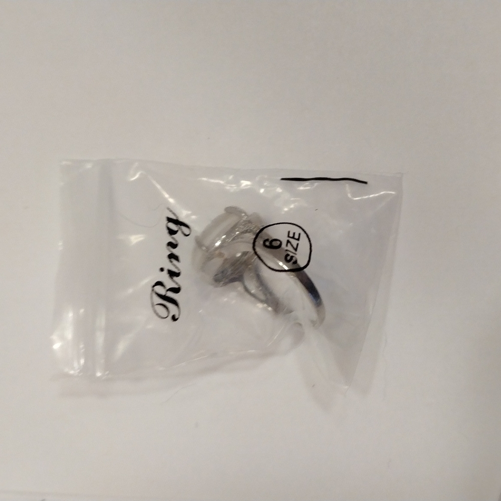 2XHP!! NWT Boho Beautiful Silver Opal 6 Ring! - Picture 7 of 7